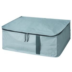 IKEA SÄCKKÄRRA SACKKARRA Storage Case, Turquoise, 22"x19"x7" (005.918.61) NEW